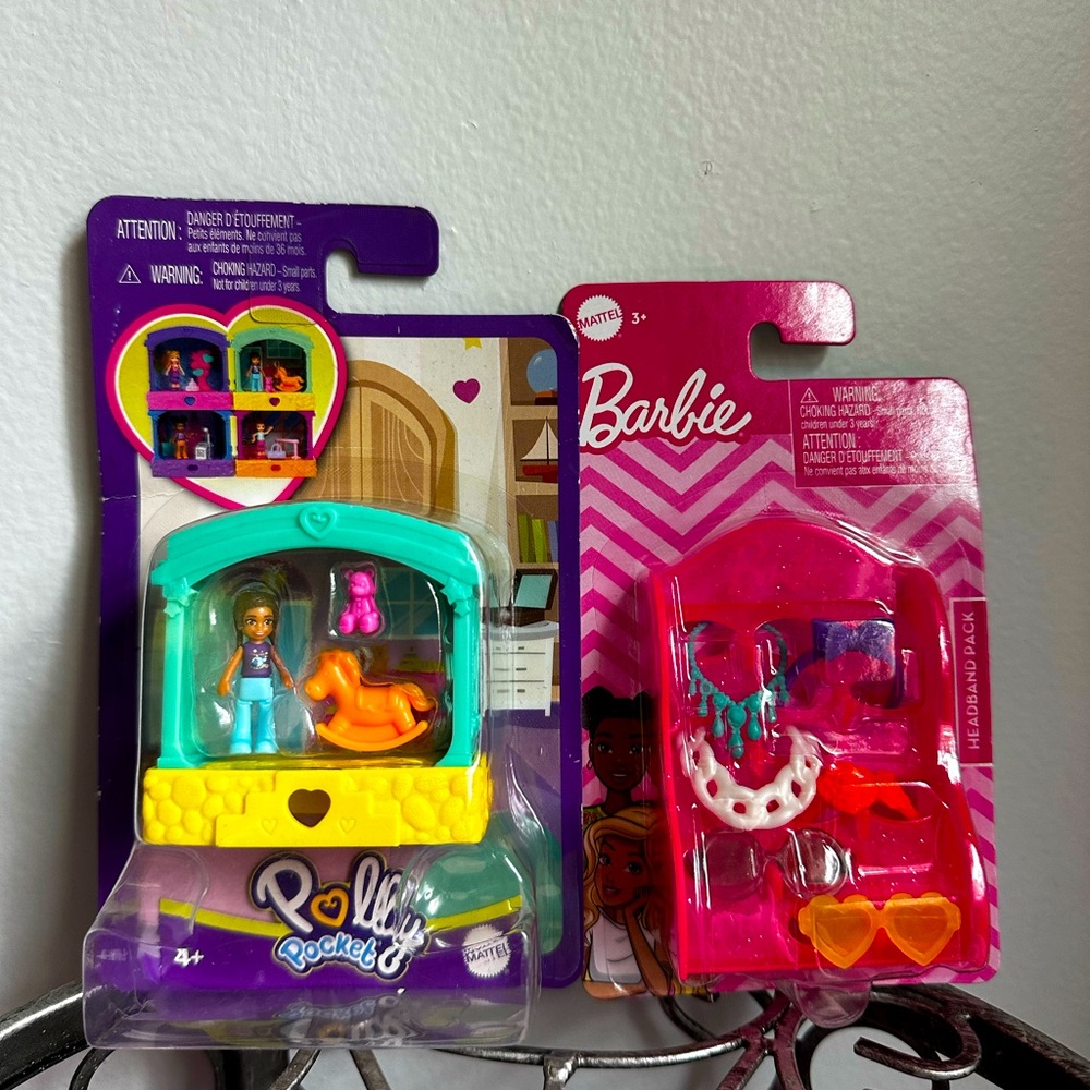 Barbie Accessories and Polly Pocket
